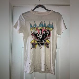 CHASER VINTAGE DISTRESSED DEF LEPPARD 1987 1988 WORLD TOUR CONCERT T SHIRT SMALL